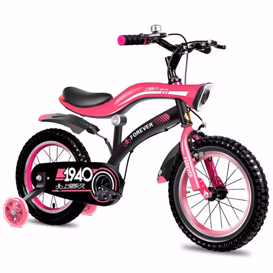 Vendita diretta in fabbrica Bicicletta da 16 18 20 pollici per bambini Certificato CE Bicicletta da strada Bicicleta Opzioni di colore multiple Bicicletta per bambini con ruote da allenamento e freno a mano